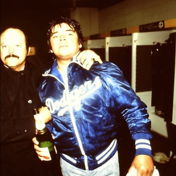 Vintage 80s Los Angeles Dodgers Satin Jacket by Starter Size S Small Rare - Picture 9 of 11